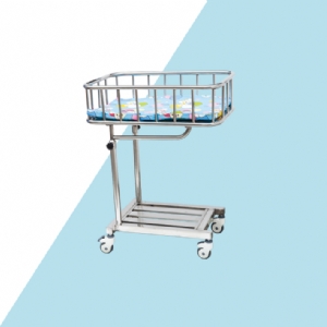 C60 不銹鋼I型插式嬰兒床（車）